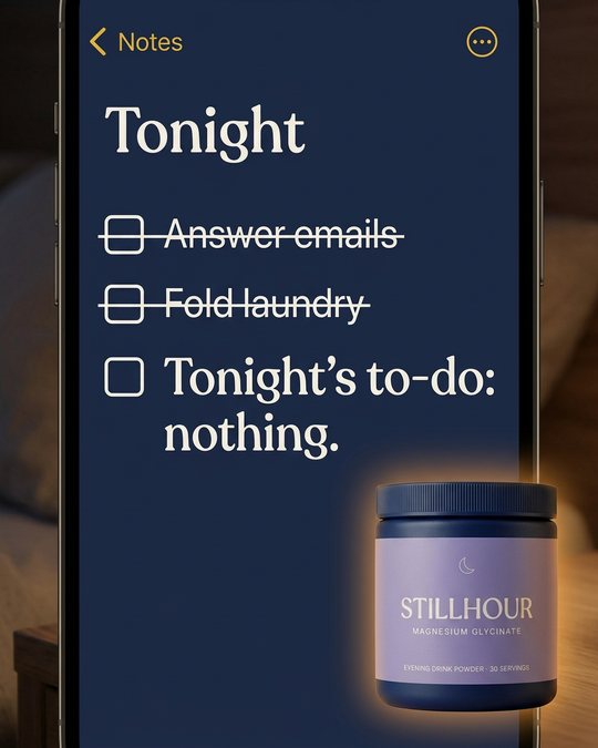 C2: Tonight's to-do: nothing.