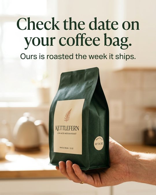 Sample ad: Check the date on your coffee bag.